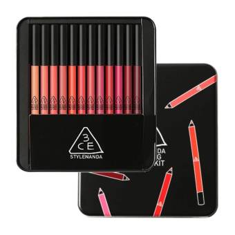 3CE Drawing Lip Pen Kit 1 กล่อง 12 เฉดสี