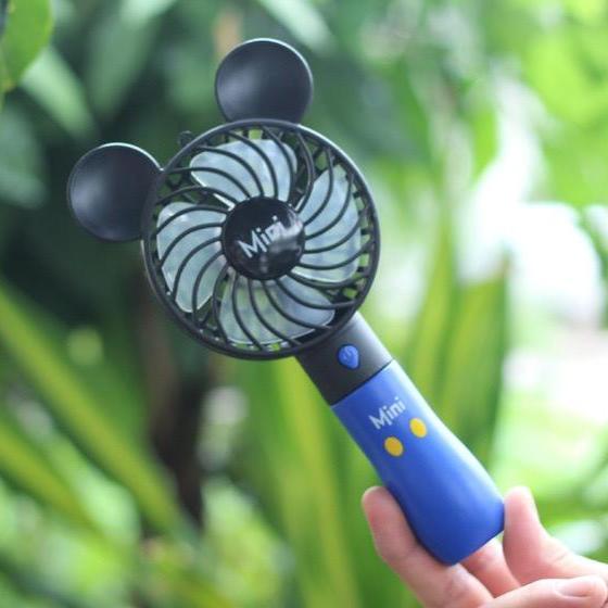 DOEMY USB Rechargeable Fan รุ่นใหม่ พัดลมแบบพกพาลายมิกกี้เม้าส์ สามารถชาร์จแบตได้ DOEMY USB Rechargeable Fan รุ่นใหม่ พัดลมแบบพกพาลายมิกกี้เม้าส์ สามารถชาร์จแบตได้