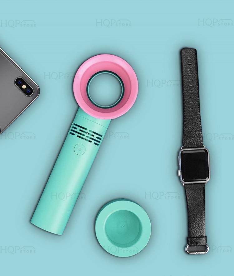 HQP Store พัดลมไร้ใบพัดแบบพกพา ชาร์จด้วย USB รูปทรงสวยหรู รุ่น 7013 HQP Store พัดลมไร้ใบพัดแบบพกพา ชาร์จด้วย USB รูปทรงสวยหรู รุ่น 7013