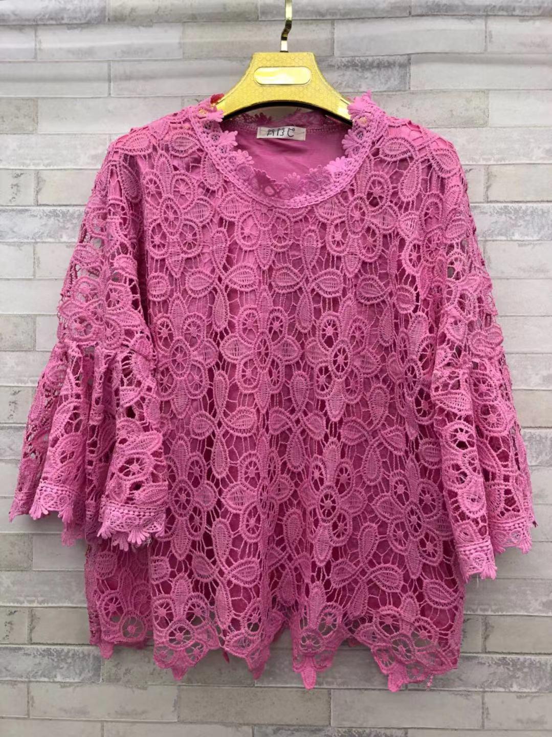 เสื้อลูกไม้ไซส์ใหญ่ อก46