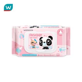 วัตสัน เฟรช เบบี้ ซอฟท์ ไวพ์ 90แผ่น.