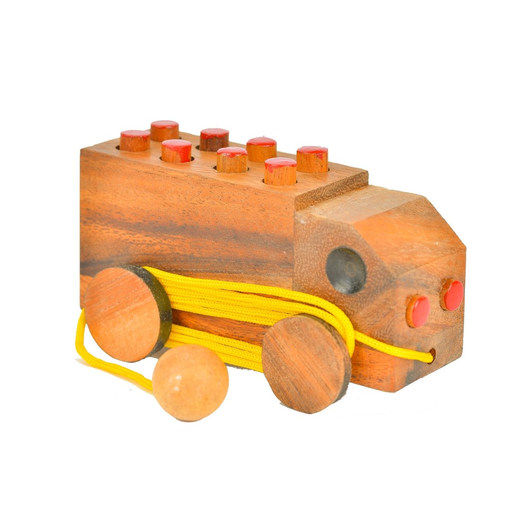 Ama-Wood ของเล่นไม้รถแต้มสี The Truck Matching Puzzle Ama-Wood ของเล่นไม้รถแต้มสี The Truck Matching Puzzle