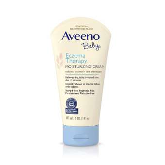 ครีมทาผิวบรรเทาอาการผื่นน้ำลายหรือผื่นน้ำนม Aveeno Eczema Therapy ขนาด 5oz