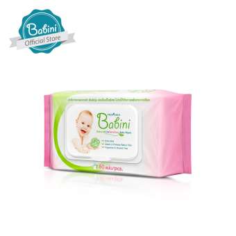 BABINI BABY WIPES with Extra Mild & Sensitive Formula 80 แผ่น