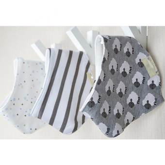Baby Touch ผ้ากันเปื้อนเด็ก เซตเบสิค 3 ผืน ลายแกะ