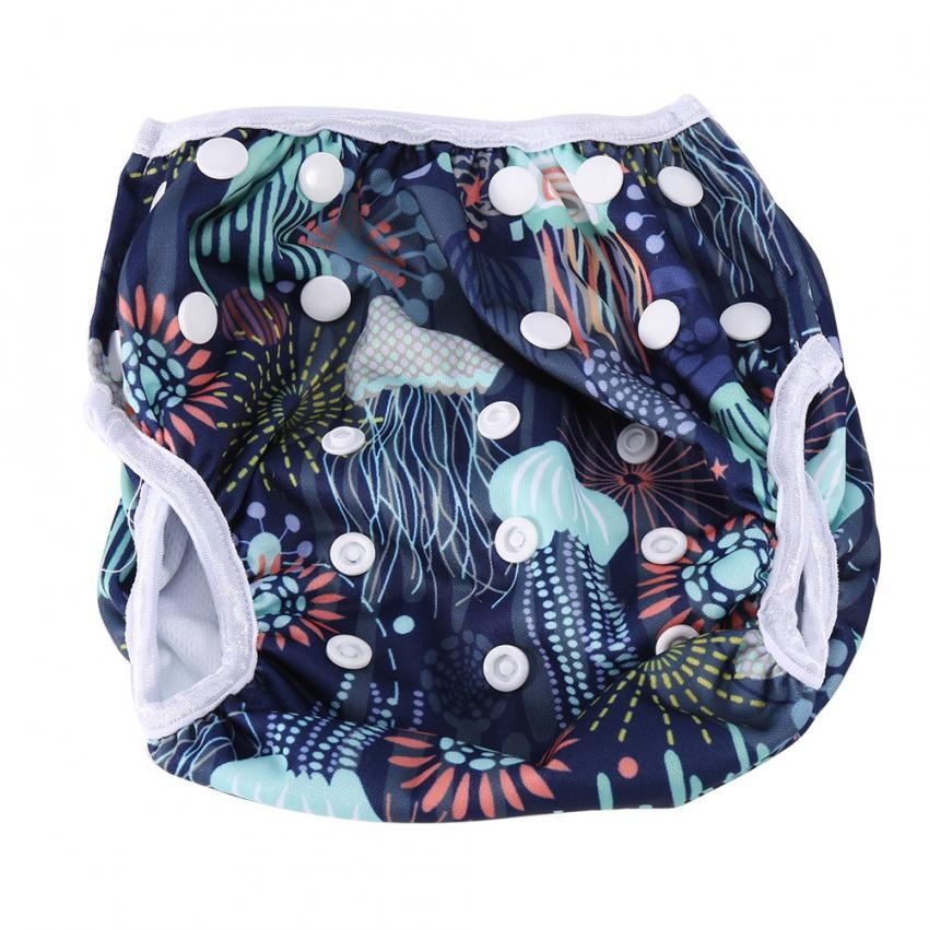 ทารก Unisex Reusable Breathable ผ้าอ้อมสำหรับว่ายน้ำฤดูร้อนกางเกงว่ายน้ำเด็กพร้อม Snaps กางเกงฝึกซ้อม #6 - INTL ทารก Unisex Reusable Breathable ผ้าอ้อมสำหรับว่ายน้ำฤดูร้อนกางเกงว่ายน้ำเด็กพร้อม Snaps กางเกงฝึกซ้อม #6 - INTL