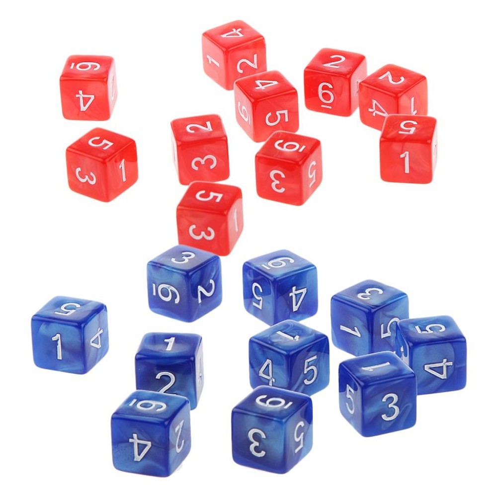 BolehDeals 20 ชิ้นหกลูกเต๋า D6 สำหรับเล่นเกม D & D RPG เกมปาร์ตี้สีดำและสีขาว - INTL BolehDeals 20 ชิ้นหกลูกเต๋า D6 สำหรับเล่นเกม D & D RPG เกมปาร์ตี้สีดำและสีขาว - INTL