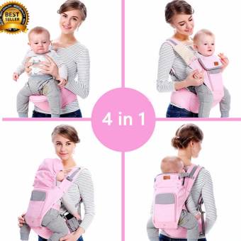 เป้อุ้มเด็ก เป้สะพายเด็ก เป้อุ้มทารก เป้อุ้ม Baby Carrier รุ่น Korea baby สีชมพู