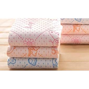 ผ้ารองกันฉี่ กันเปื้อนเตียง L ขนาด 100x140cm ซักเครื่องได้