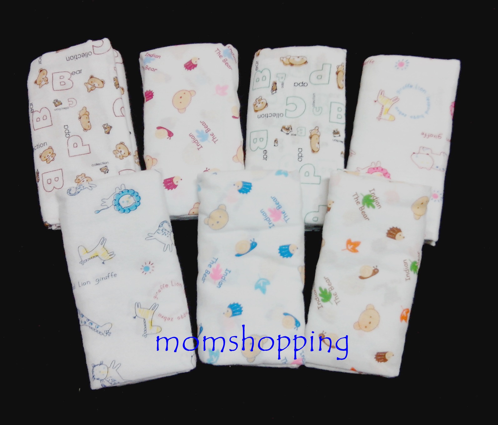 MomShopping ผ้าอ้อม เนื้อสำลี ขนาด 27*27 นิ้ว (แพ็ค 12 ผืน) MomShopping ผ้าอ้อม เนื้อสำลี ขนาด 27*27 นิ้ว (แพ็ค 12 ผืน)