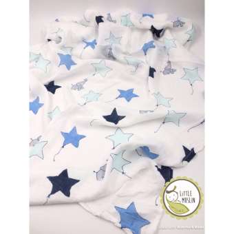 Muslin Bamboo 100% ผ้าห่อตัวมัสลินแบมบูเยื่อไผ่100% 120*120ซม