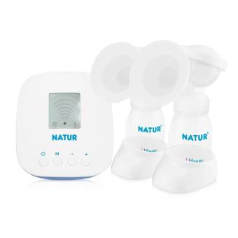 NATUR เครื่องปั๊มนมไฟฟ้า แบบคู่ รุ่น D-1