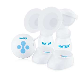 NATUR เครื่องปั๊มนมไฟฟ้าคู่ รุ่น D-2