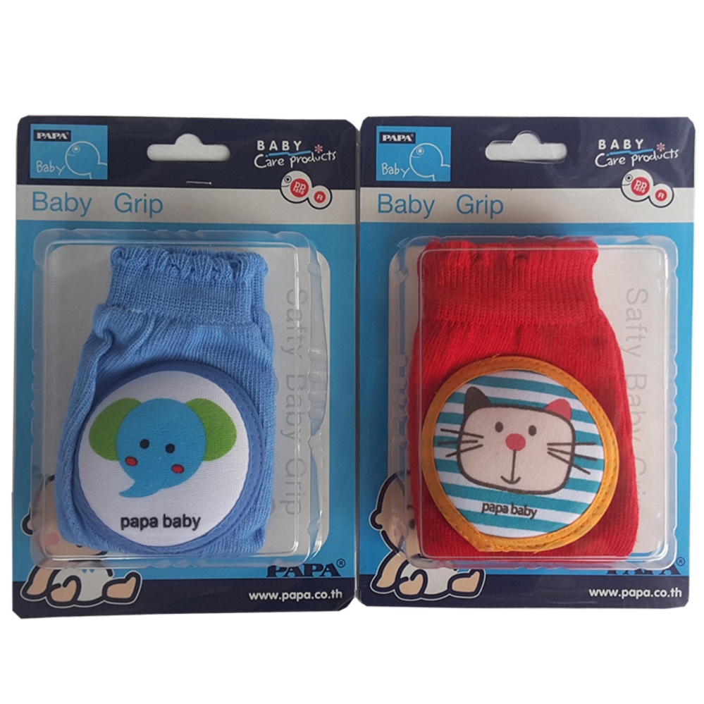 PAPA ที่รองเข่าเด็ก รูปสัตว์คละแบบ (สีฟ้า/สีแดง) 2 ชิ้น PAPA ที่รองเข่าเด็ก รูปสัตว์คละแบบ (สีฟ้า/สีแดง) 2 ชิ้น
