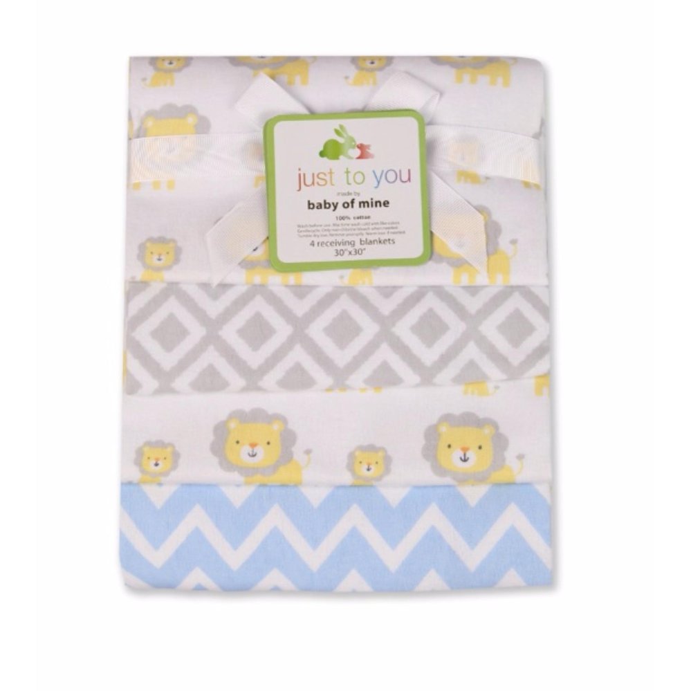 Babyshop656 ผ้าอ้อมอเนกประสงค์ แพค4ผืน ขนาด76x76cm. รุ่นเบอร์7 ลายสิงโต / JTY - Blanket pack of 4 No.7 Lion Babyshop656 ผ้าอ้อมอเนกประสงค์ แพค4ผืน ขนาด76x76cm. รุ่นเบอร์7 ลายสิงโต / JTY - Blanket pack of 4 No.7 Lion