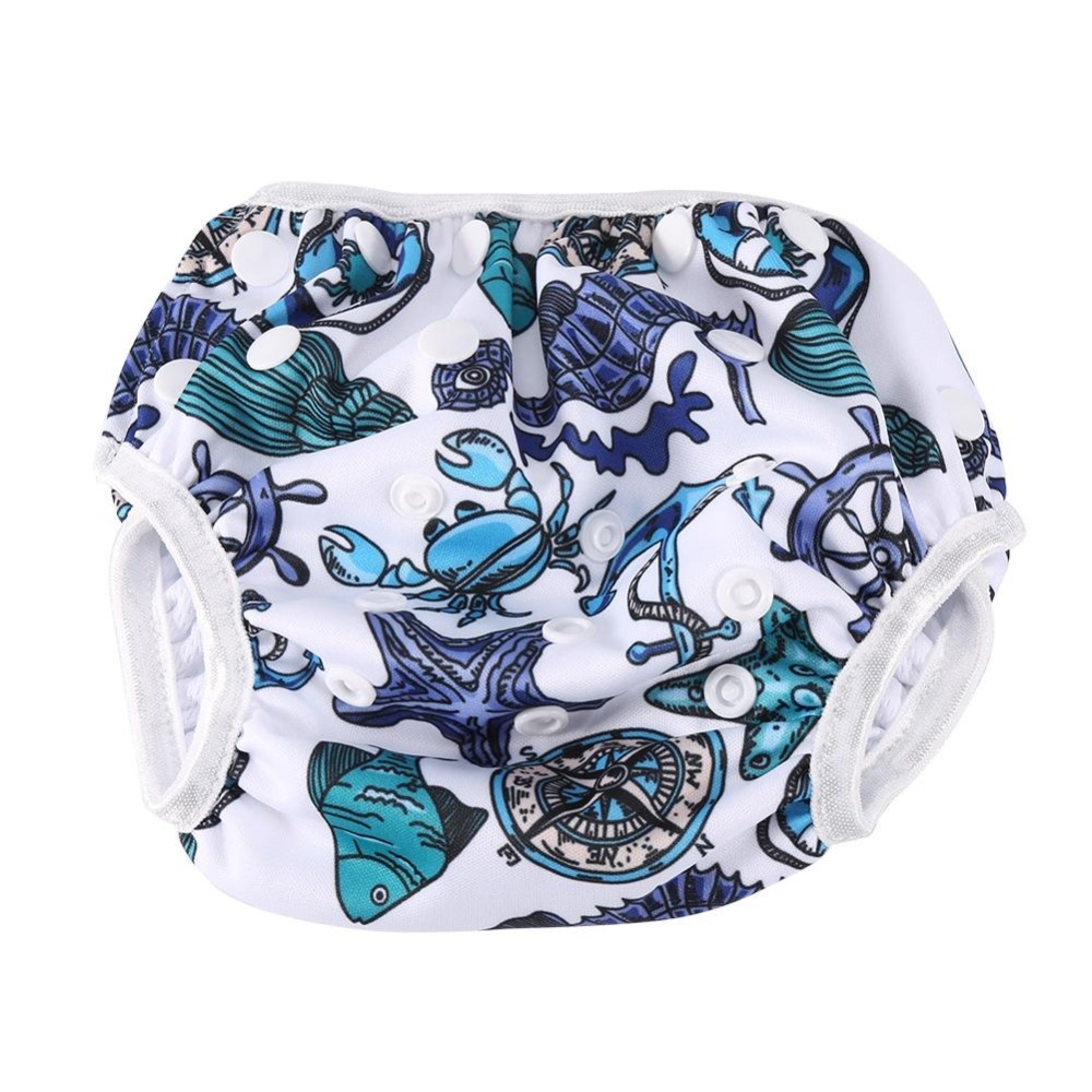 Reusable เด็ก Unisex ผ้าอ้อมสำหรับว่ายน้ำสระว่ายน้ำกางเกงฝึกซ้อมพร้อม Snaps #3 - INTL Reusable เด็ก Unisex ผ้าอ้อมสำหรับว่ายน้ำสระว่ายน้ำกางเกงฝึกซ้อมพร้อม Snaps #3 - INTL