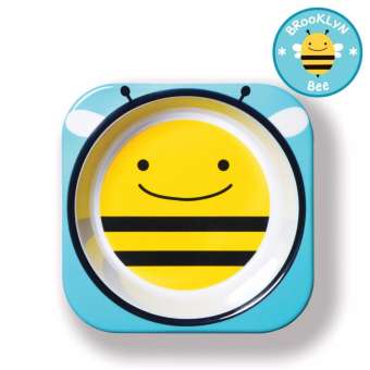 Skip Hop ชามสำหรับเด็ก ดีไซน์น่ารัก Zoo Bowl Bee Style