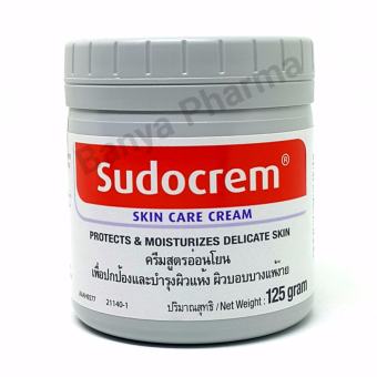 Sudocrem ซูโดเครมขนาดใหญ่ คุ้มค่า 125 กรัม ครีมทาผื่นผ้าอ้อม และ ผื่นต่างๆ สกินแคร์ครีม (1 กระปุก)