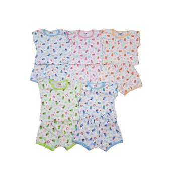เสื้อเด็กอ่อน Vida Kids คละลายคละสีอายุ 0-4 เดือน 5ชุด สินค้าเด็ก ดีดีคิดส์ DD Kids