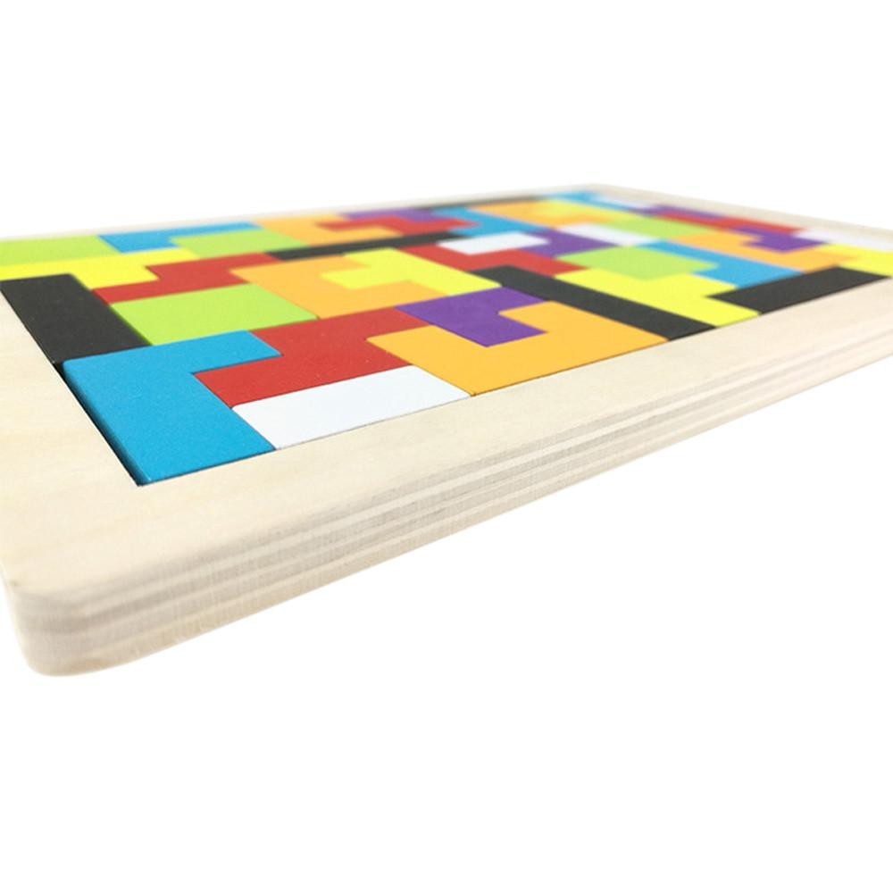 ของเล่นไม้สมองเกมปริศนา TETRIS ของเล่น - INTL ของเล่นไม้สมองเกมปริศนา TETRIS ของเล่น - INTL