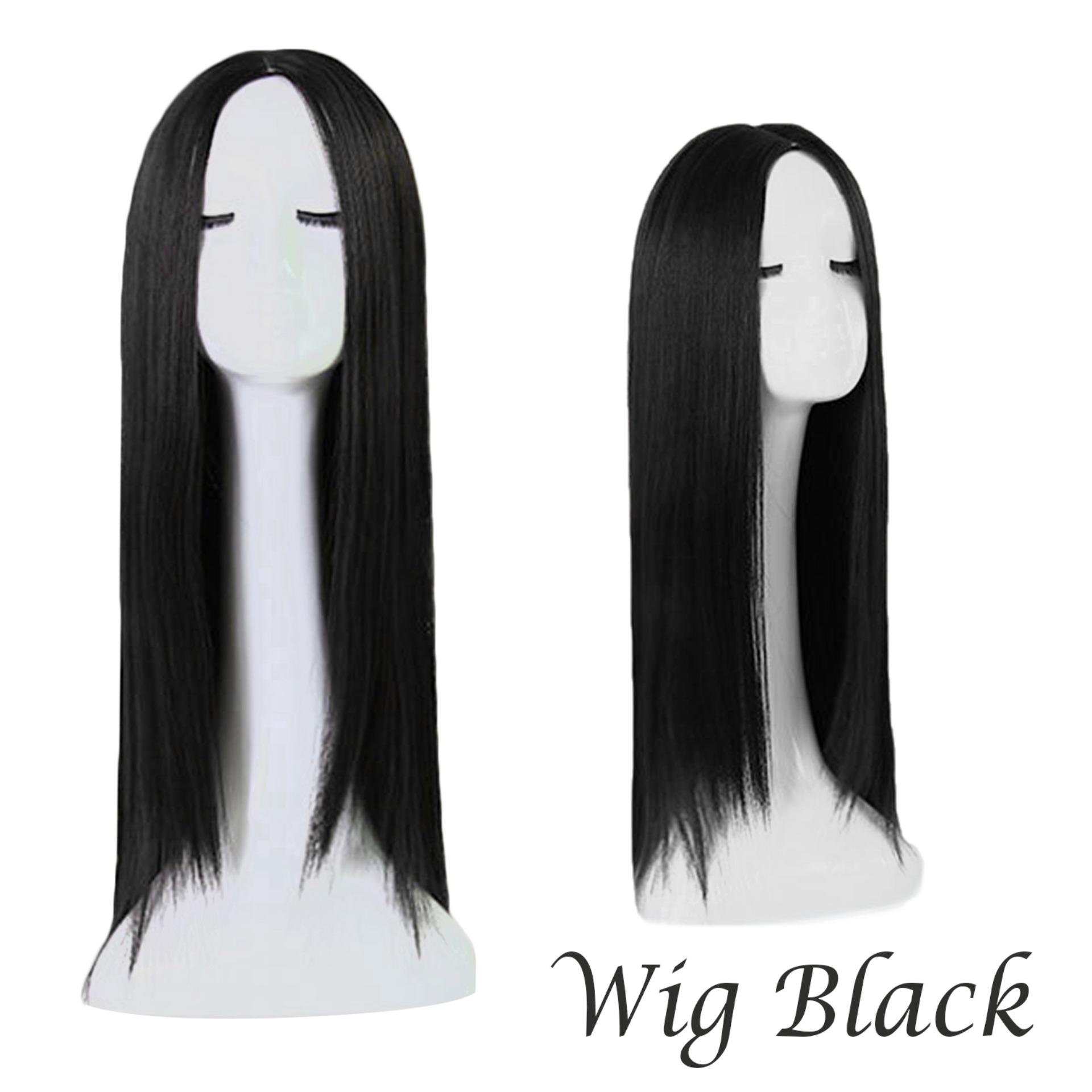 Elek?In stock?แฟชั่นสำหรับผู้หญิงยาวผมตรงสำหรับต่อวิกผมสำหรับสวมใส่ทุกวันแต่งตั้งพรรคชุดคอสเพลย์ผู้หญิง