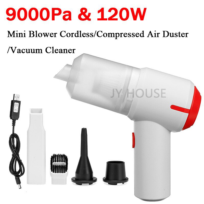 In Cordless Portable Air Blower Handheld Air Duster Mini Pa