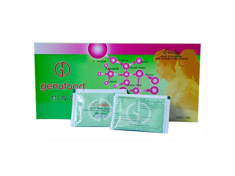 Genufood เอนไซม์เจนิฟู้ด เอนไซม์บำบัด (60 ซอง)