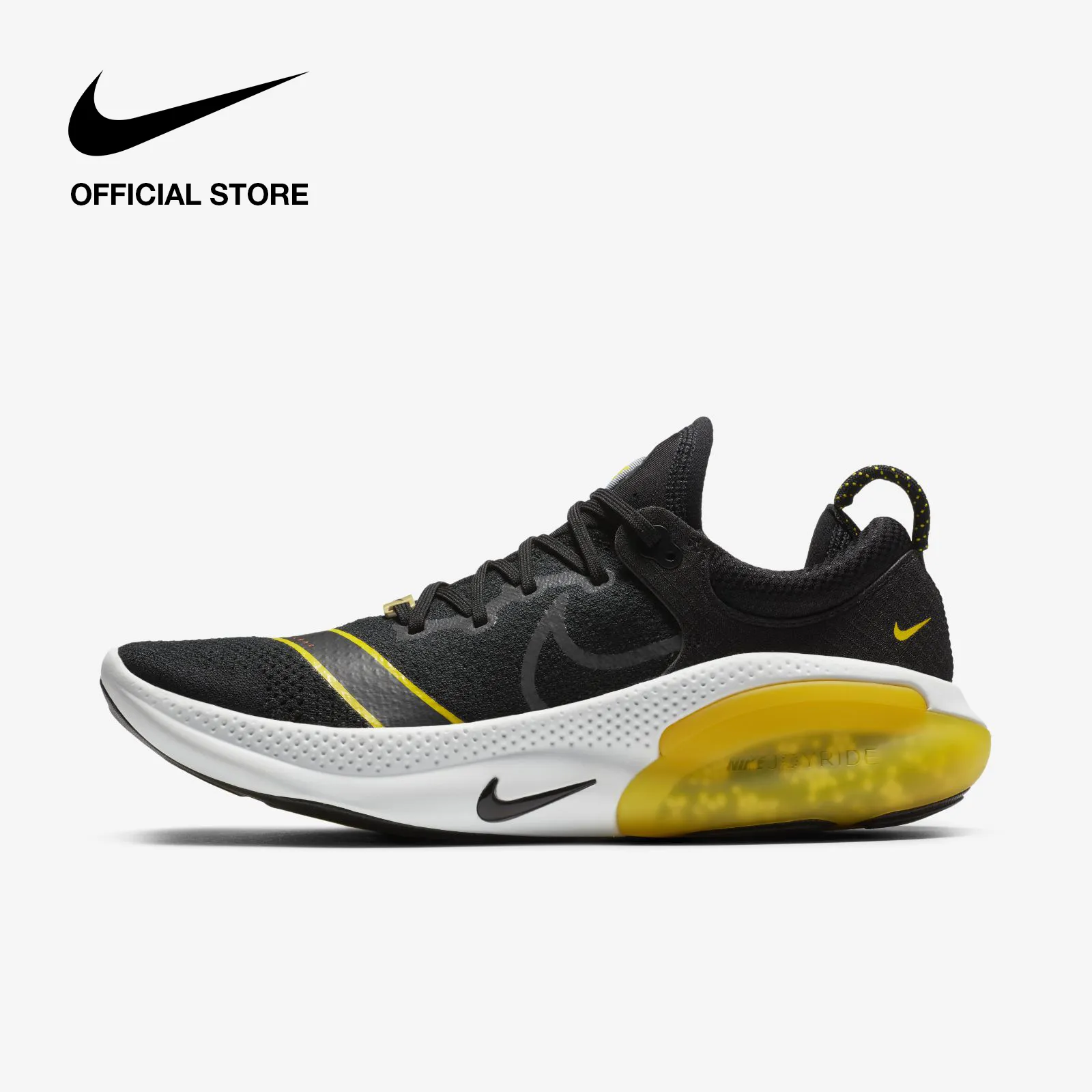 Nike Men's Joyride Run Flyknit 'Fast City' Running Shoes - Black ไนกี้ รองเท้าวิ่งผู้ชาย จอยไรด์ รัน ฟลายนิท 'ฟาสต์ซิตี้' - สีดำ