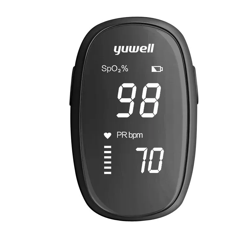 （ข้อเสนอวันหยุด）เครื่องวัดออกซิเจนปลายนิ้ว Finger pulse oximeter ยี่ห้อYuwell รุ่น YX102