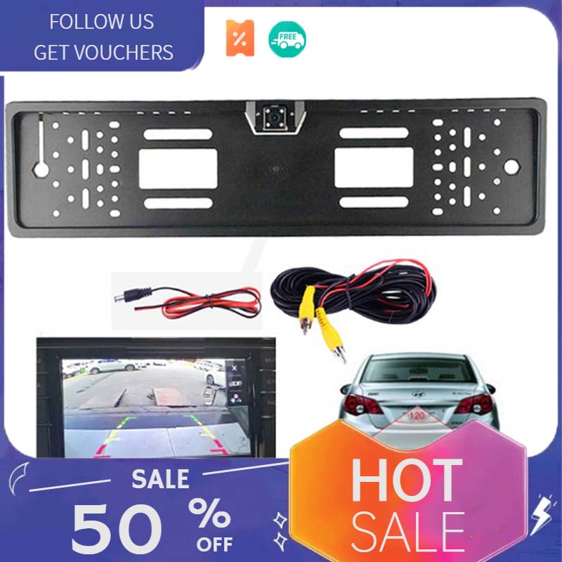 Flash SaleWaterproof 170 Eu Car License Plate Frame Rear View Camera