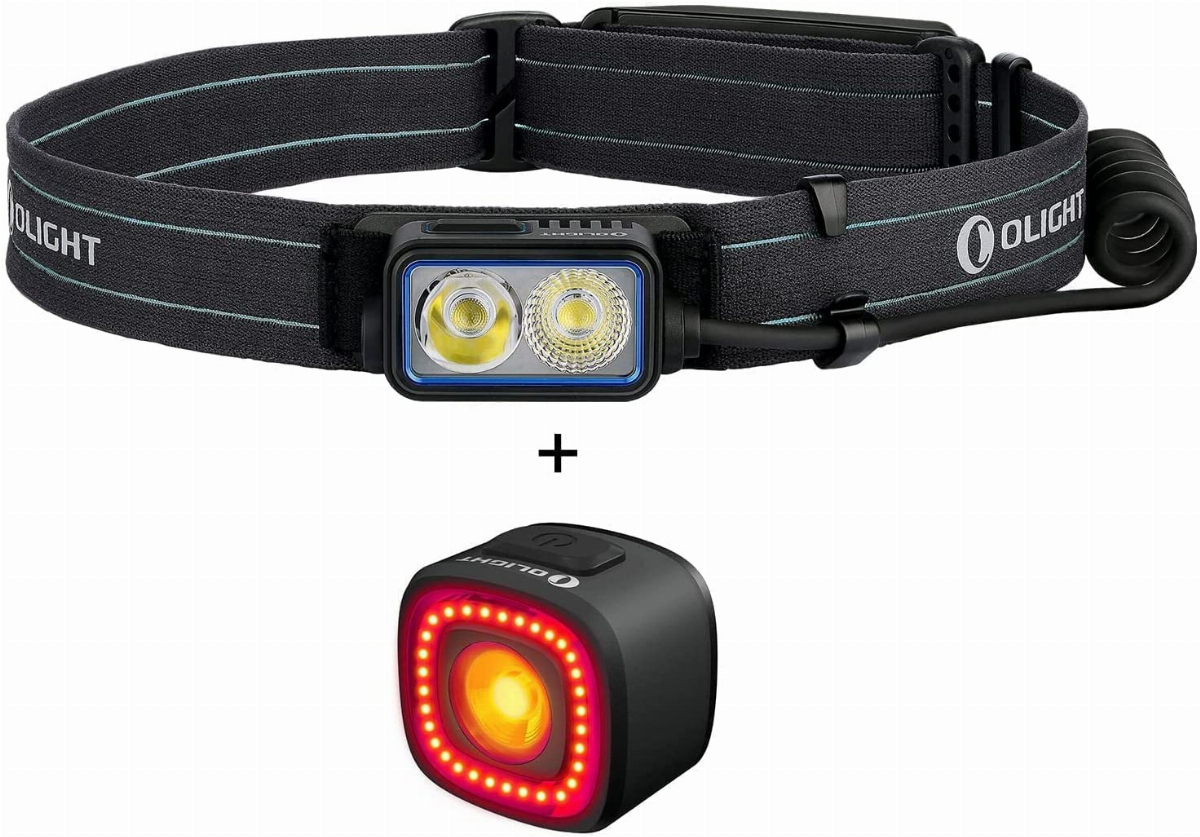 Olight Array Lumens Headlamp Bundle With Olight Rn Bike