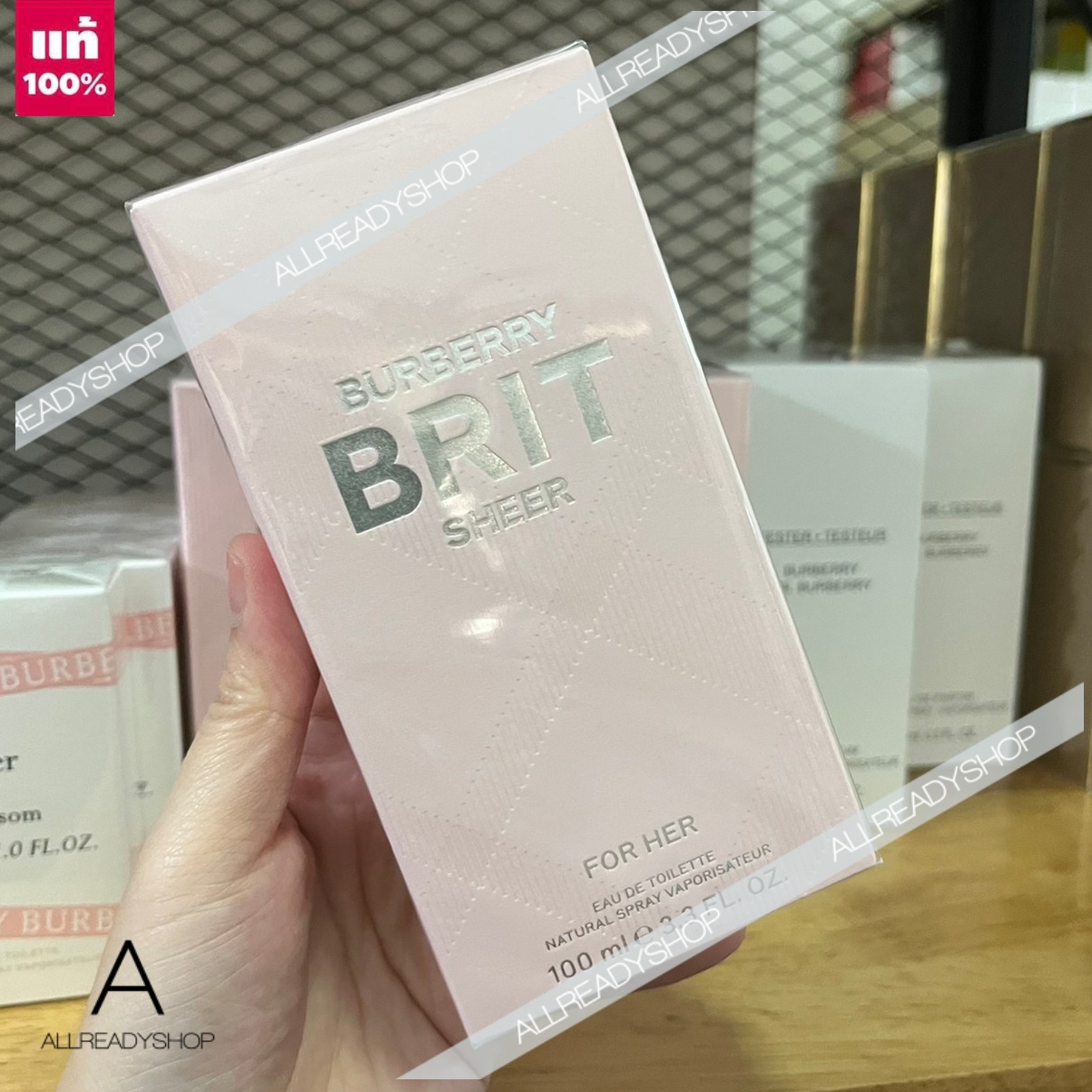 ของแท new package 2021 Burberry Brit Sheer For Her EDT 100 ml