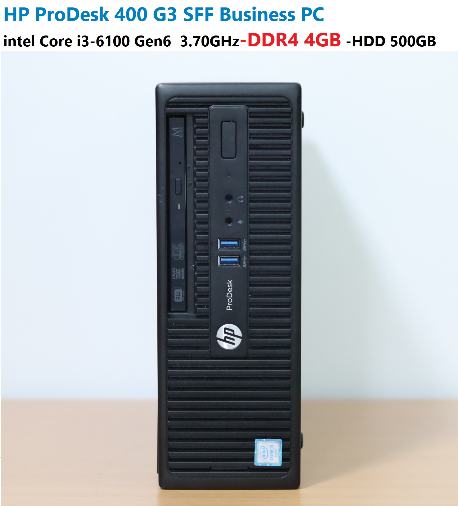 HP ProDesk 400 G3 SFF Business PC Intel Core I3 6100 Gen6 3 70GHz DDR4