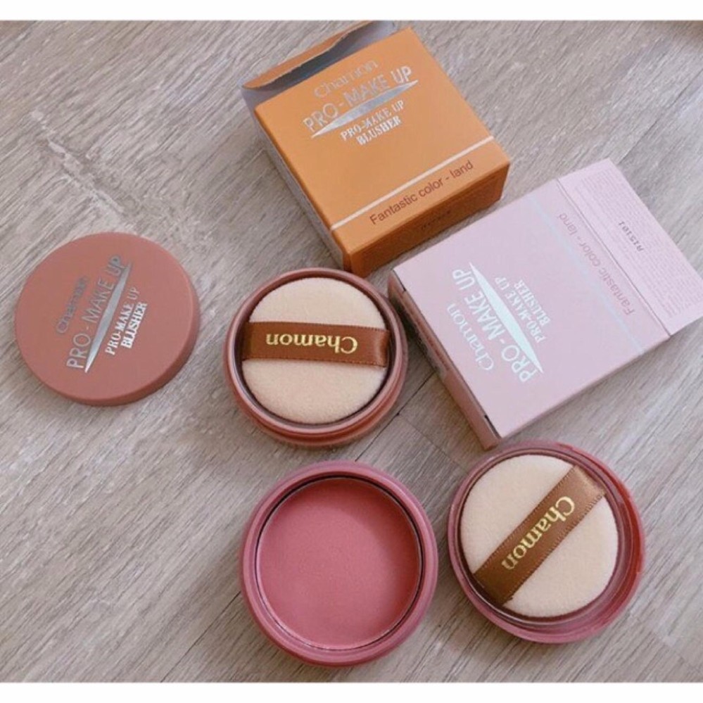 ☆06 สีส้มน้ำตาล ปัดแก้ม ชามอน เนื้อแมท CHAMON PRO-MAKE UP BLUSHER บลัชออนสุดฮิต ที่น้องฉัตรแนะนำให้ใช้