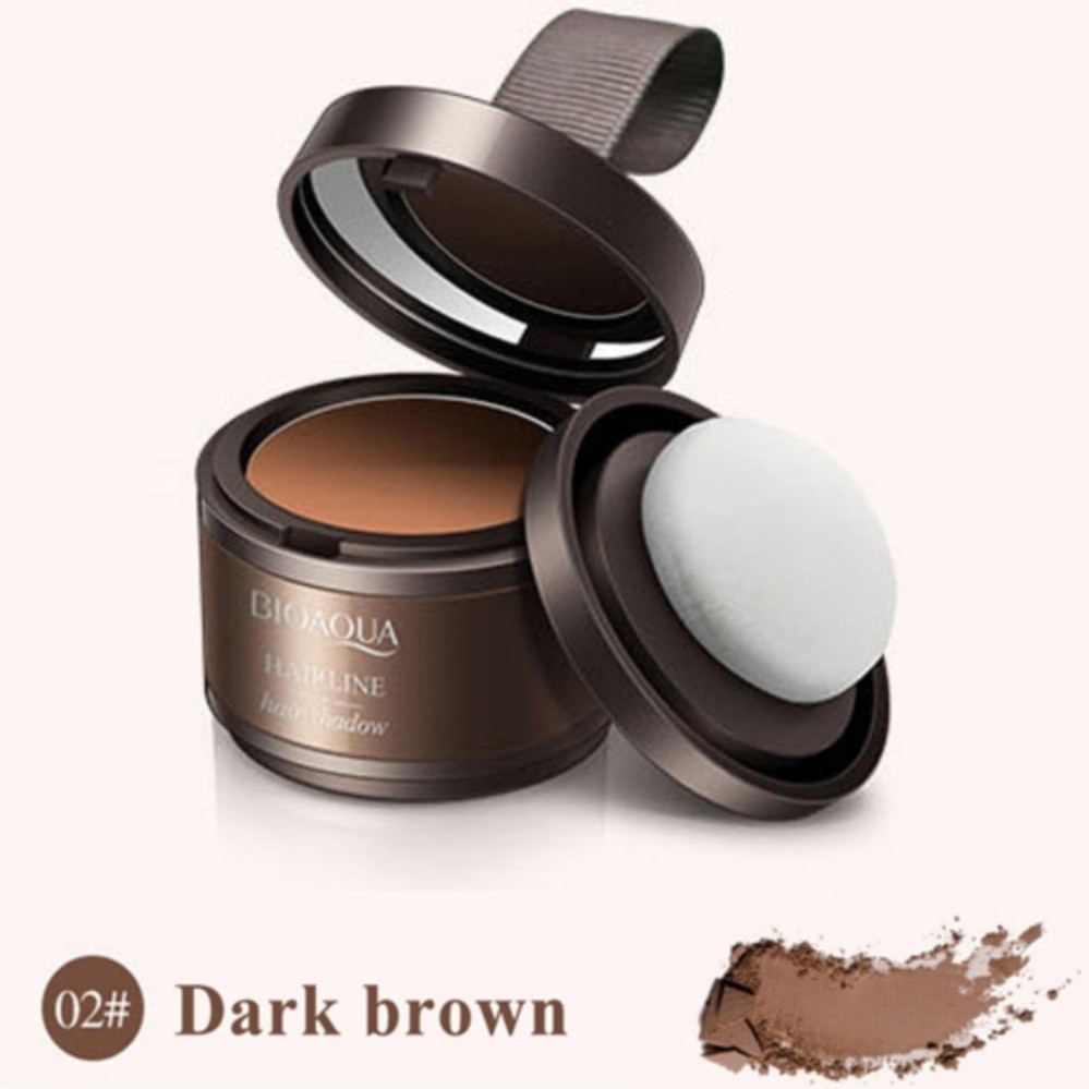 1 ชิ้น Bioaqua hairline hair shadow 02 สีน้ำตาลเข้ม ปิดเหม่งพร้อมโชว์ ให้ผมคุณดูหนาขึ้น