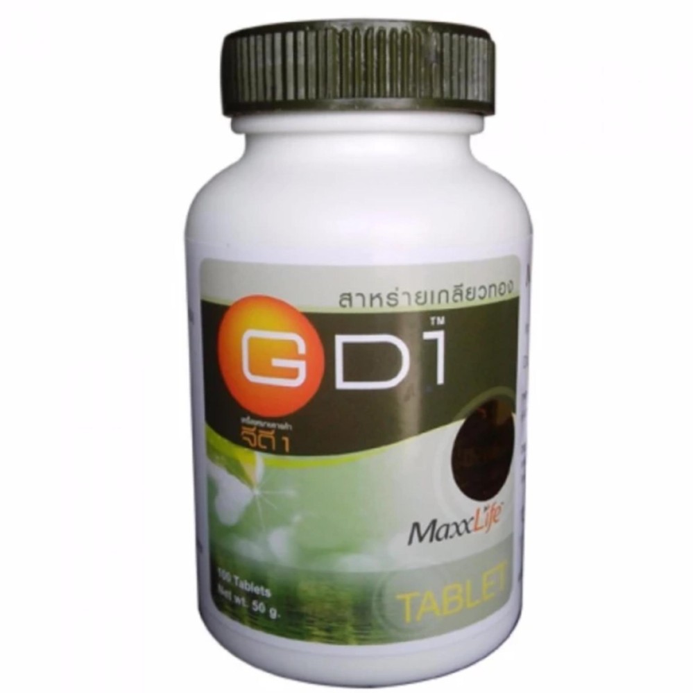 สาหร่ายเกลียวทอง แม็กไลฟ์ จีดี-1 MaxxLife GD-1 Spirulina 1 ขวด (100 เม็ด)