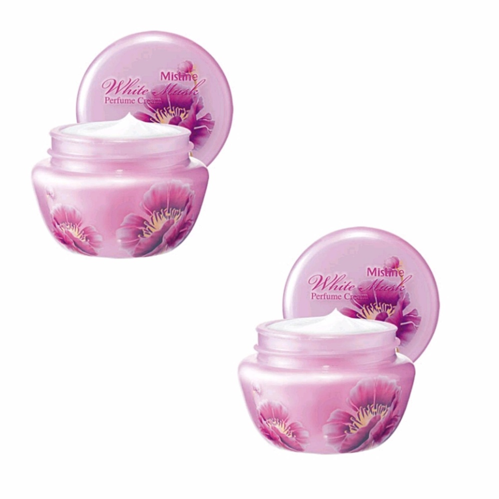 น้ำหอมชนิดครีม ไวท์มัสก์ เพอร์ฟูม ครีม ขนาด 10 กรัม (2 ชิ้น) / Mistine White Musk Perfume Cream 10 g. (2 pieces)