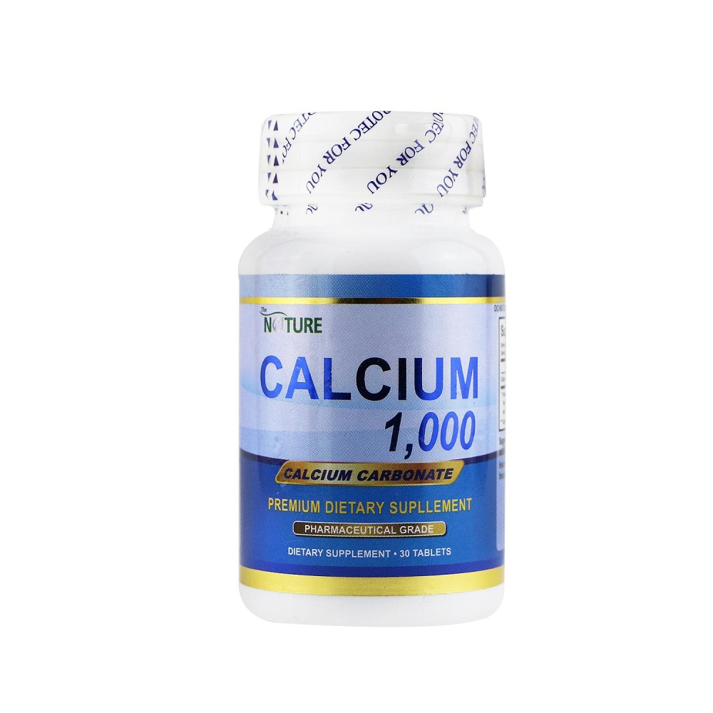 เดอะเนเจอร์ แคลเซียม 1000 เกรดพรีเมี่ยม 30เม็ด The nature Calcium 1000 Premium 30Tablets