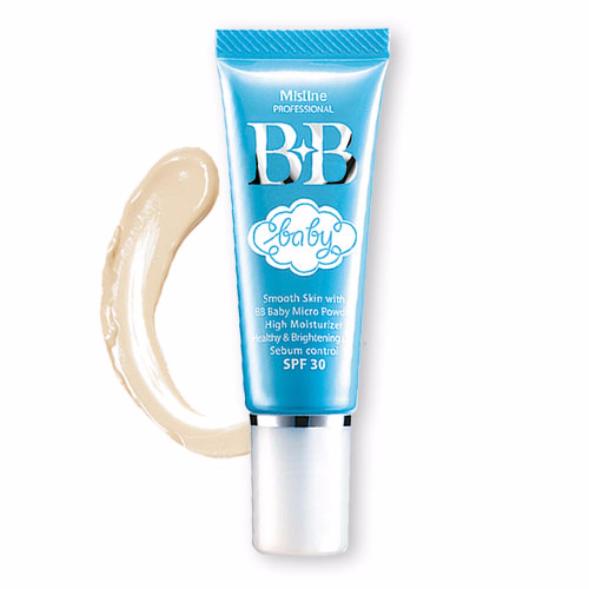 มิสทิน บีบี เบบี้ เฟช ครีม 15 กรัม MISTINE BB BABY FACE CREAM 15G.