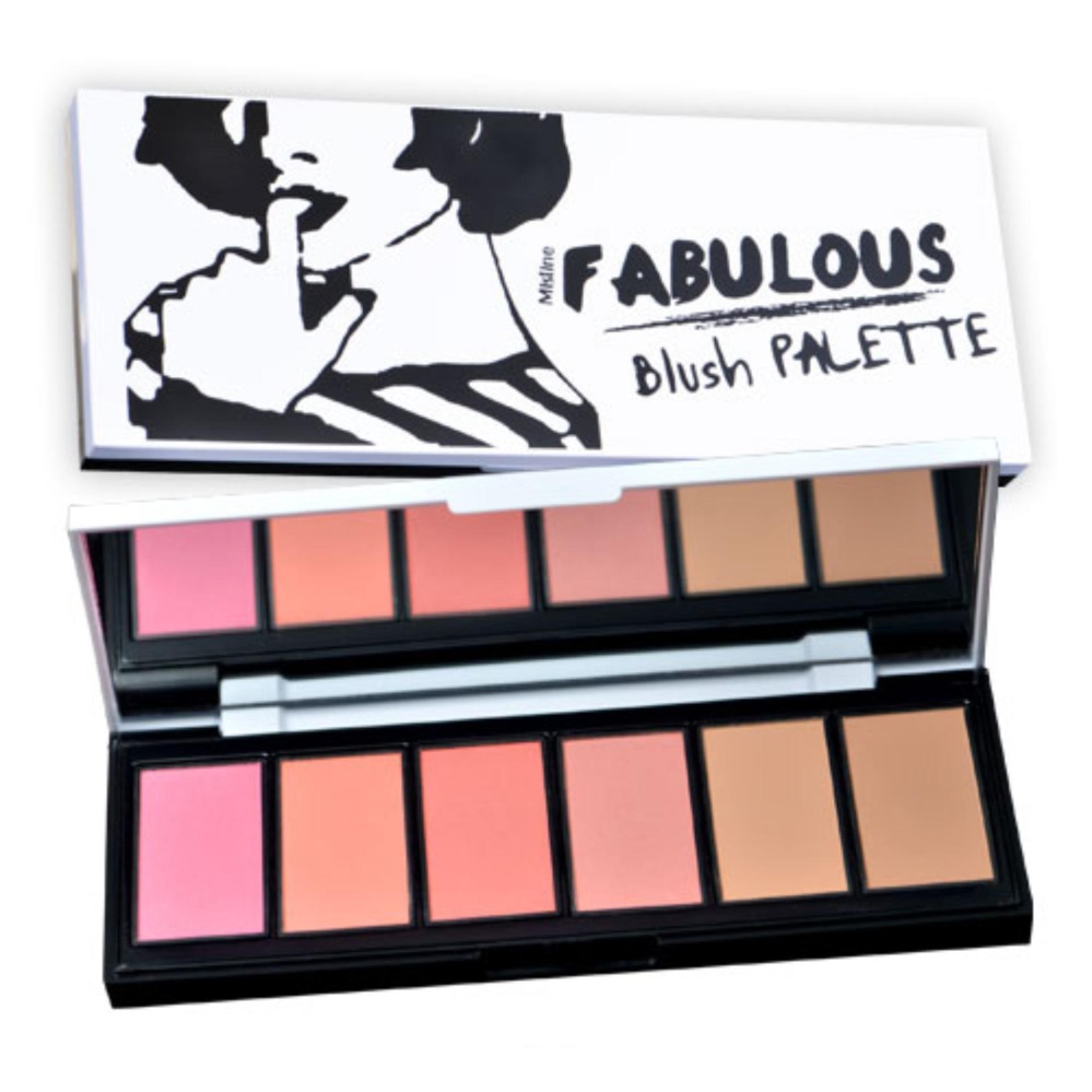 มิสทิน แฟบบิวลัช บลัช พาเลท 18 ก. MISTINE FABULOUS BLUSH PALETTE 18 G