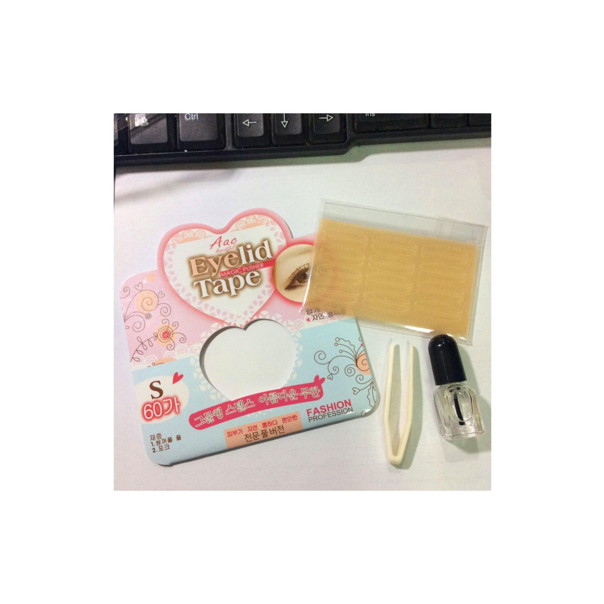 สติ๊กเกอร์ติดตา2ชั้น กาวทำตา2ชั้น aac ไซส์ s