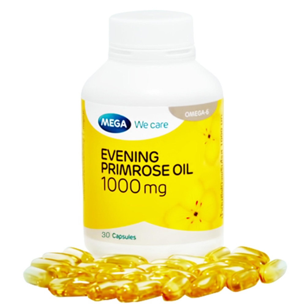 เมกก้า อีฟนิ่งพรีมโรส 30 เม็ด Mega:Evening Primrose Oil 30 Capsules