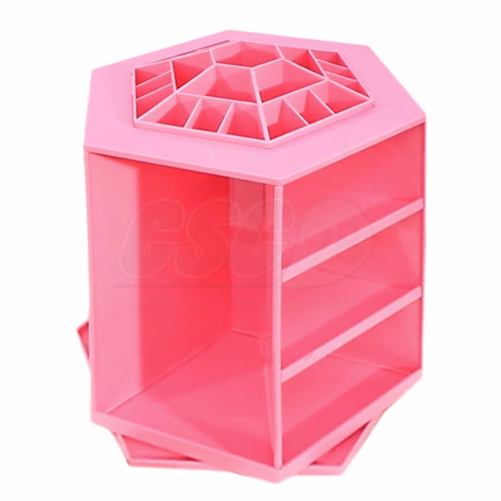 ชั้นวางเครื่องสำอางค์ หมุนได้ 360 องศา ทรงหกเหลี่ยม (สีชมพู) สามารถจุเครื่องสำอาง และสกินแคร์ได้กว่า 100 ชิ้น ชั้นวางเครื่องสำอางค์ หมุนได้ 360 องศา ทรงหกเหลี่ยม (สีชมพู) สามารถจุเครื่องสำอาง และสกินแคร์ได้กว่า 100 ชิ้น