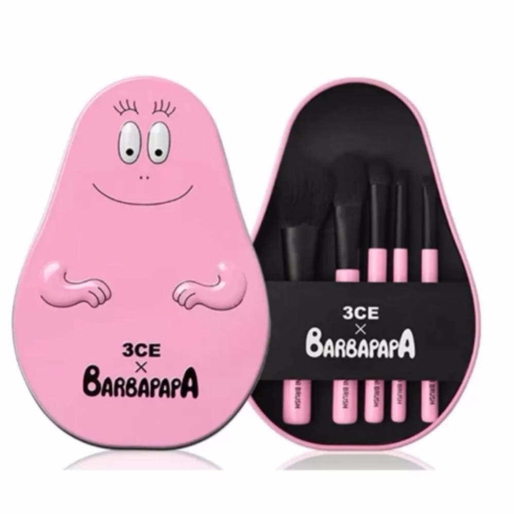 เซตแปรงแต่งหน้า 3CE BARBAPAPA BRUSH KIT 5ชิ้น(1กล่อง)