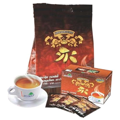 กาแฟเขาชะงุ้ม (ถุงใหญ่ 50 ซอง) แก้ปวดเมื่อย ปวดหลัง ปวดเอว แขนขาไม่มีแรง ชาตามปลายมือปลายเท้า คาเฟอีนต่ำ