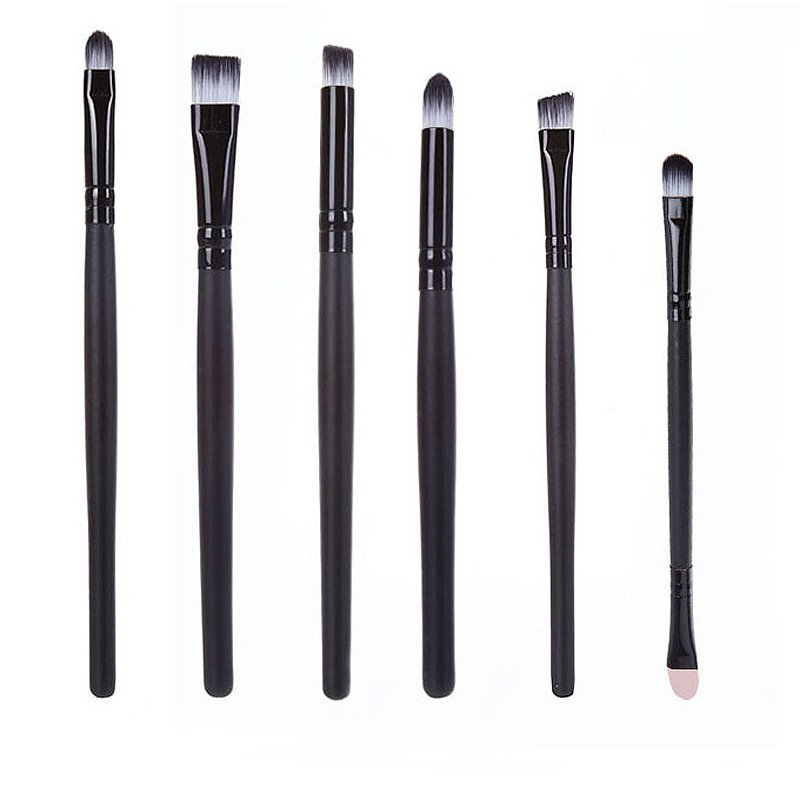 6 ชิ้นแต่งหน้าเครื่องสำอางแปรง Eyeshadow Eyeliner Nose Smudge ชุดเครื่องมือชุด (สีดำ) (สนามบินนานาชาติ) 6 ชิ้นแต่งหน้าเครื่องสำอางแปรง Eyeshadow Eyeliner Nose Smudge ชุดเครื่องมือชุด (สีดำ) (สนามบินนานาชาติ)