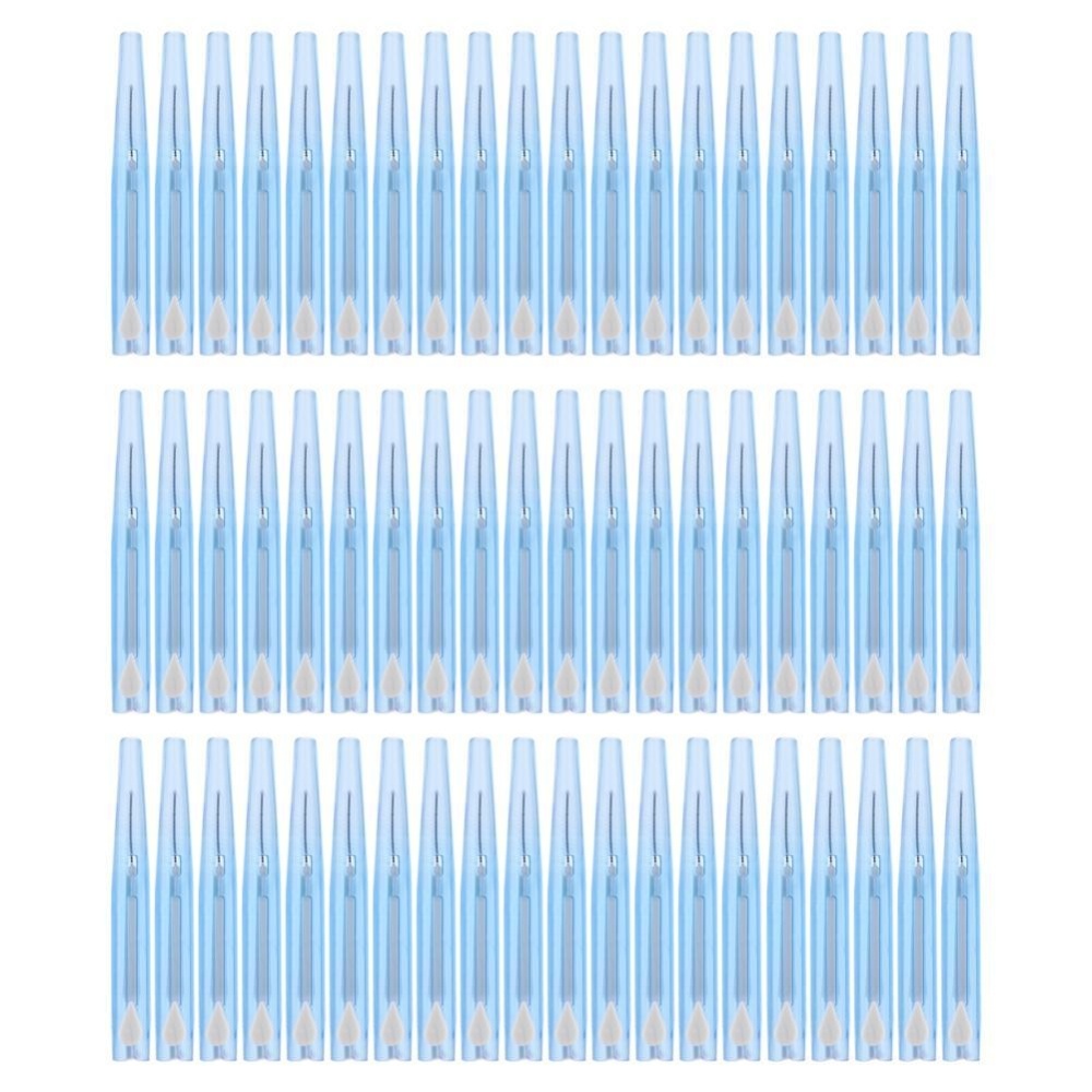 60 ชิ้น 0.7 มิลลิเมตรทันตกรรมบางอ่อนนุ่ม Interdental แปรงดัน - ดึงแปรง Interdental 60 ชิ้น 0.7 มิลลิเมตรทันตกรรมบางอ่อนนุ่ม Interdental แปรงดัน - ดึงแปรง Interdental