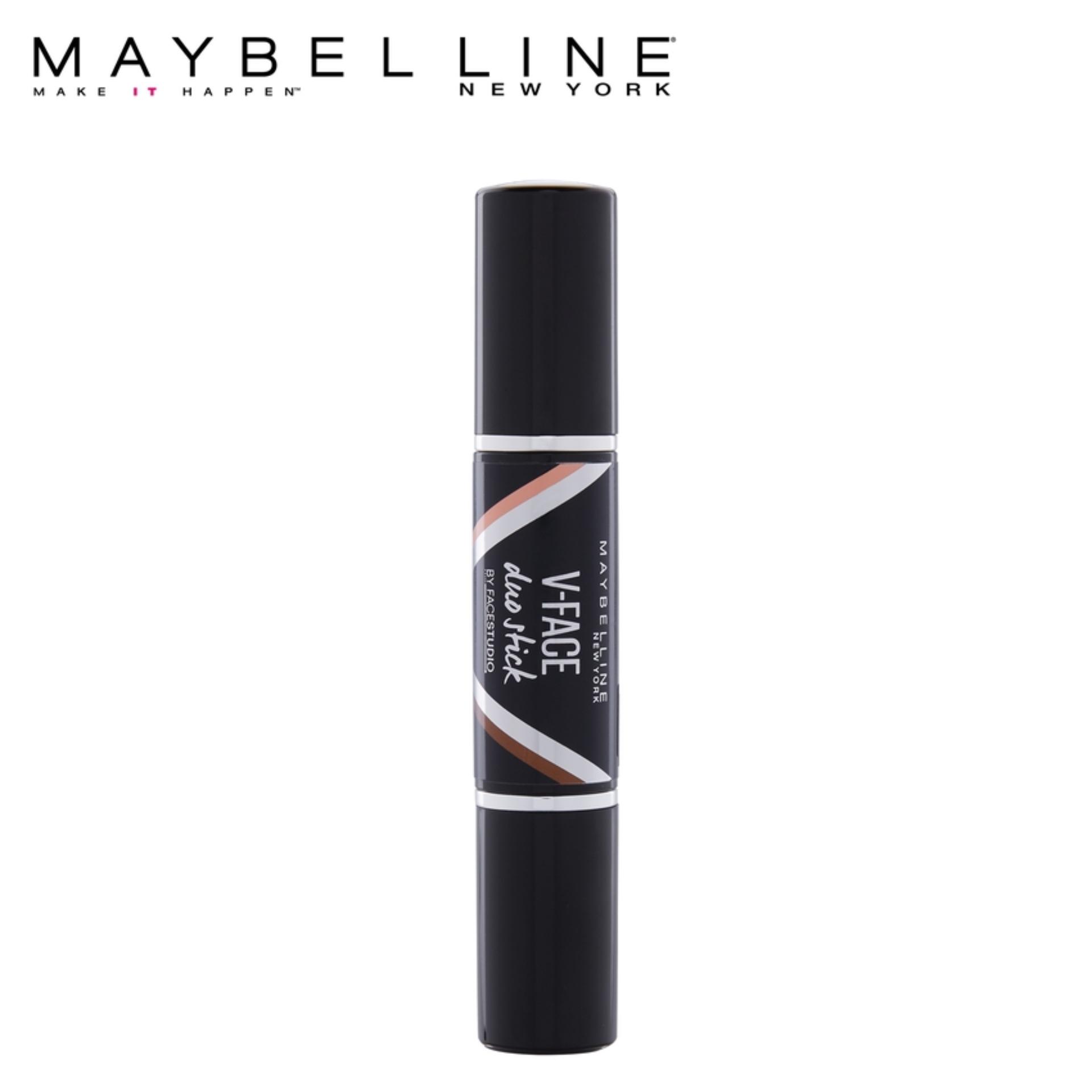 เมย์เบลลีน นิวยอร์ก วี-เฟส ดูโอ สทิค บาย เฟส สตูดิโอ สีอ่อน 8 กรัม MAYBELLINE NEW YORK V-FACE DUO STICK BY FACESTUDIO LIGHT 8 G.
