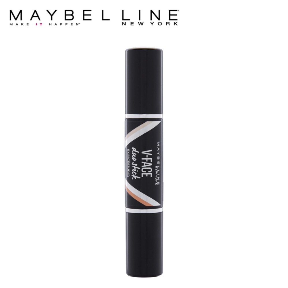 เมย์เบลลีน นิวยอร์ก วี-เฟส ดูโอ สทิค บาย เฟส สตูดิโอ สีอ่อน 8 กรัม MAYBELLINE NEW YORK V-FACE DUO STICK BY FACESTUDIO LIGHT 8 G.