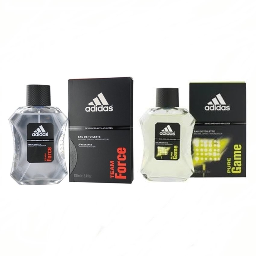 Adidas Pure Game For men 100 ml. + Adidas Team Force Adidas for men 100 ml. (พร้อมกล่อง)